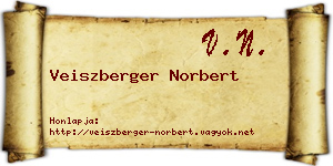 Veiszberger Norbert névjegykártya